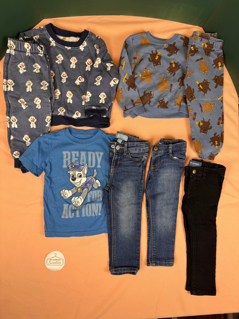 Toddler Boy 2T Fall Winter Clothing Bundle 8 Pc Lot SKU #677